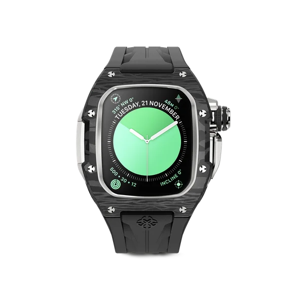 Корпус для Apple Watch RSCIII46 - Silver Carbon