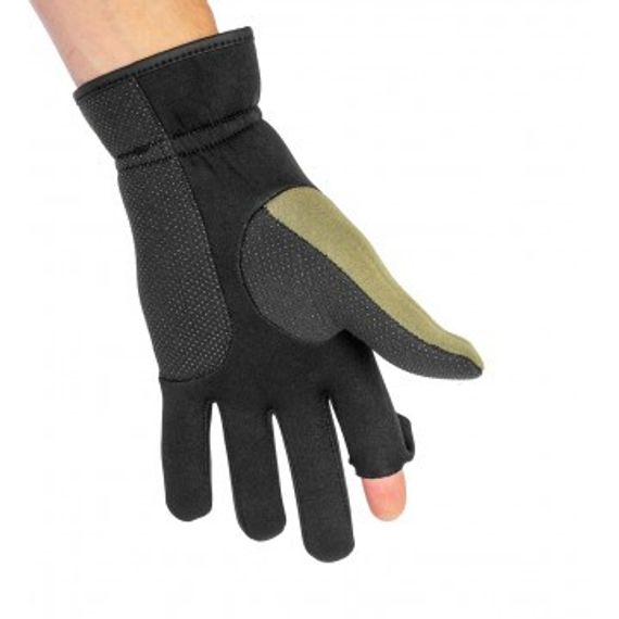 Перчатки Helios рыбацкие неопрен. Хаки р. M