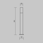Ландшафтный светильник Outdoor O418FL-01B1