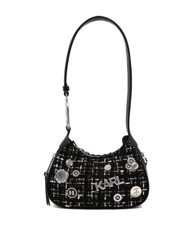 сумка хобо Karl Lagerfeld - черный(226W3079)