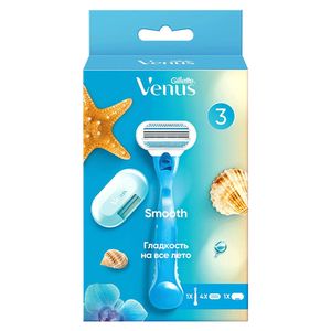 Набор Gillette Venus Бритва + 3 сменные кассеты + чехол 1 шт 1 шт