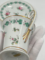 Кофейная пара с розами Richard Ginori