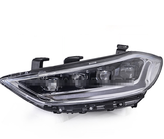 Передние фары Хендай Элантра 2017-2019 V11 Type [Комплект Л+П; ходовые огни; светодиодный поворотник; электрокорректор; FULL LED]