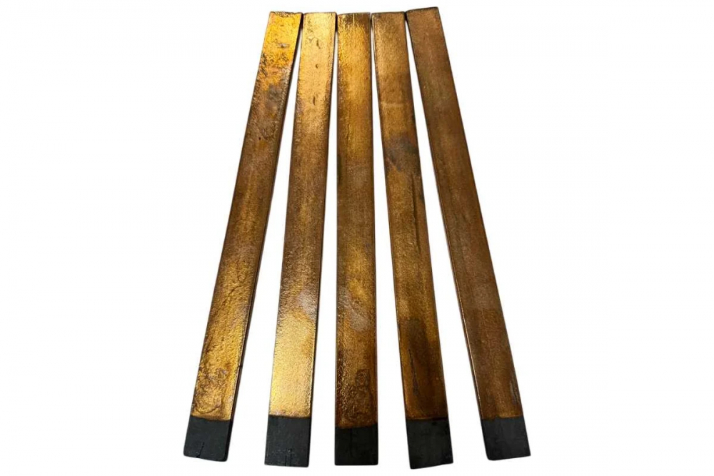 Электрод угольный омедненный плоский Great Wolf 5.0x25x305 мм, 5 шт GWR25305