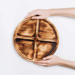 Деревянная менажница из кедра для подачи блюд и закусок