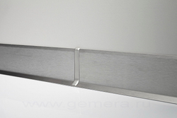 Плинтус стальной AISI 304 (1 мм) /Ral/Tikkurila плоский 40 мм – 2,5м