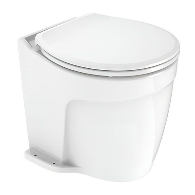 Унитаз судовой электрический Delux с помпой, 12 В/ Гальюн в лодку