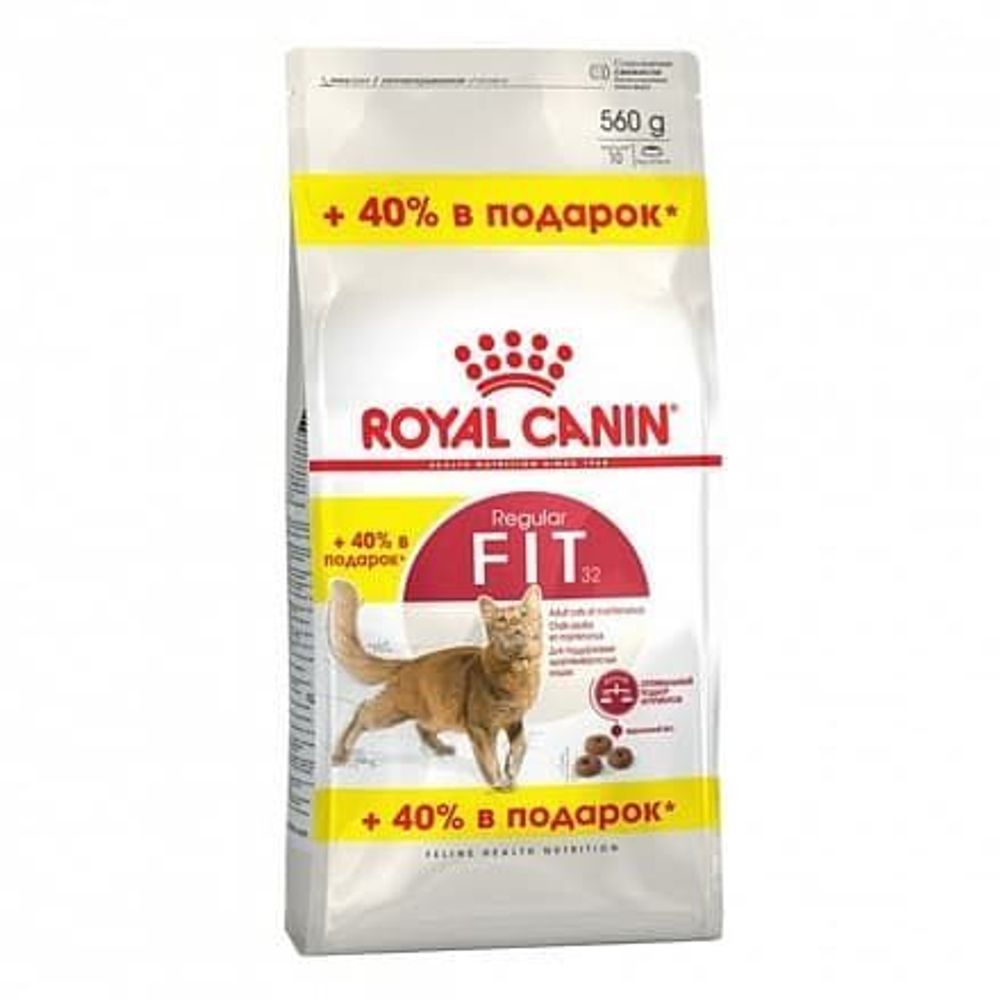 Royal Canin Fit 32 Корм д/кошек (400г + 160г) 560г