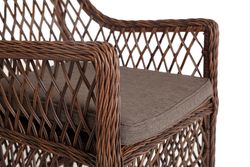 "Латте" плетеное кресло из искусственного ротанга, цвет коричневый