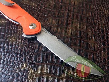 Складной нож Reptilian Франт-2 c клинком из стали 9Cr18MoV, рукоять G10