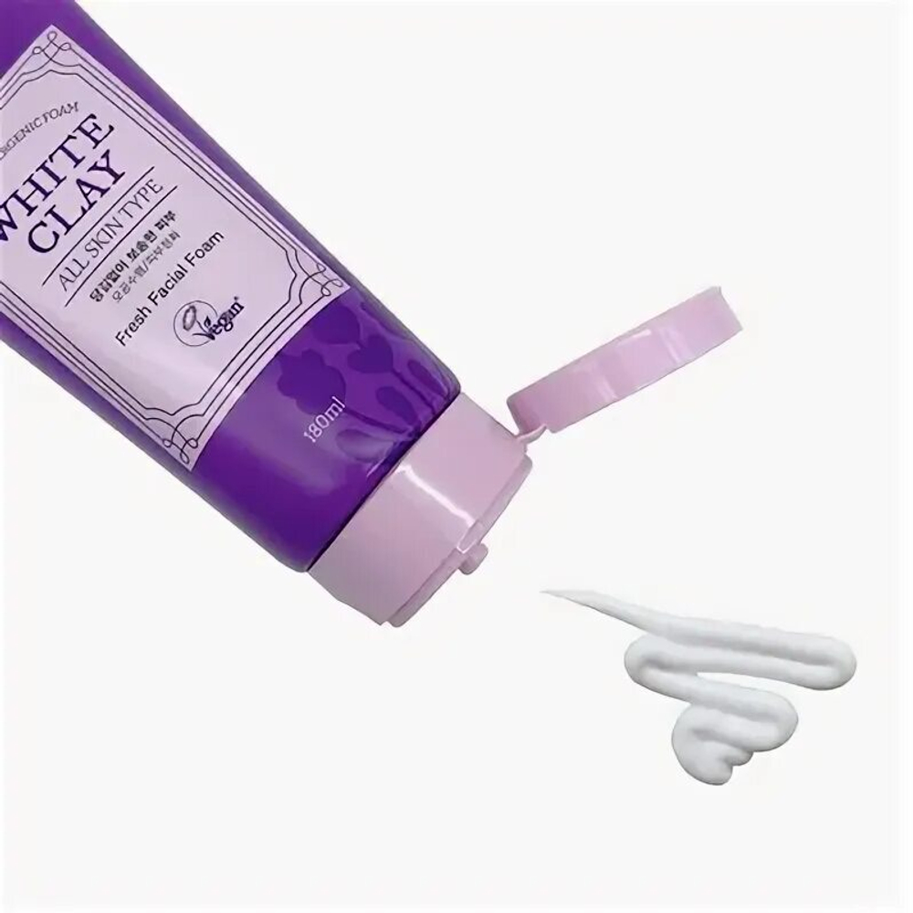 Grace Day White Clay Fresh Facial Foam Пенка для умывания с белой глиной и натуральными минералами,  180 мл