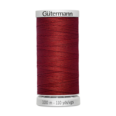Нитки суперкрепкие Gutermann Extra Strong M782 №40 (100 метров), 5 кат. | 221 красно-терракотовый