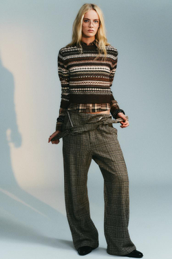 ZARA ЖАККАРДОВЫЙ СВИТЕР, РАЗНОЦВЕТНЫЙ