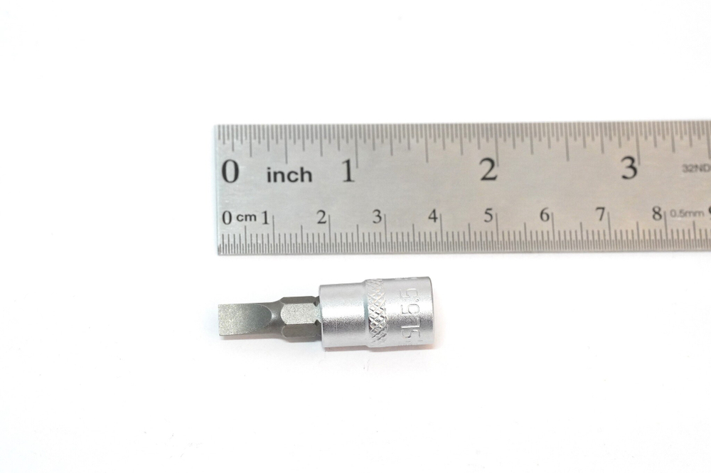 ГОЛОВКА С БИТОЙ ВСТАВКОЙ STELS SL5,5, КВАДРАТ 1/4 13808