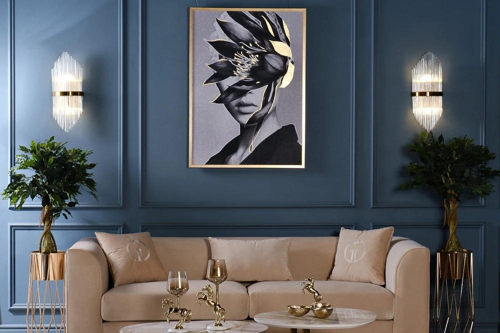 Картина Garda Decor 89VOR-GIRL FLOWER-1