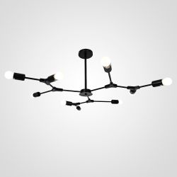 Люстра На Штанге Late D103 Black By Imperiumloft