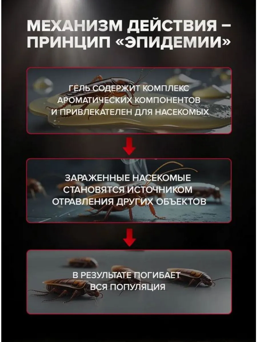 Гель средство от тараканов, муравьев, мокриц 30 гр