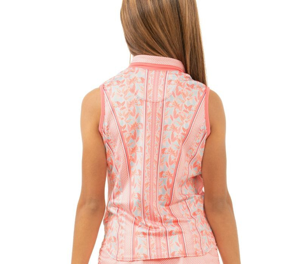 Футболка для девочки теннисная Lucky in Love Patch Me If You Can Flower Patch Tank - melon