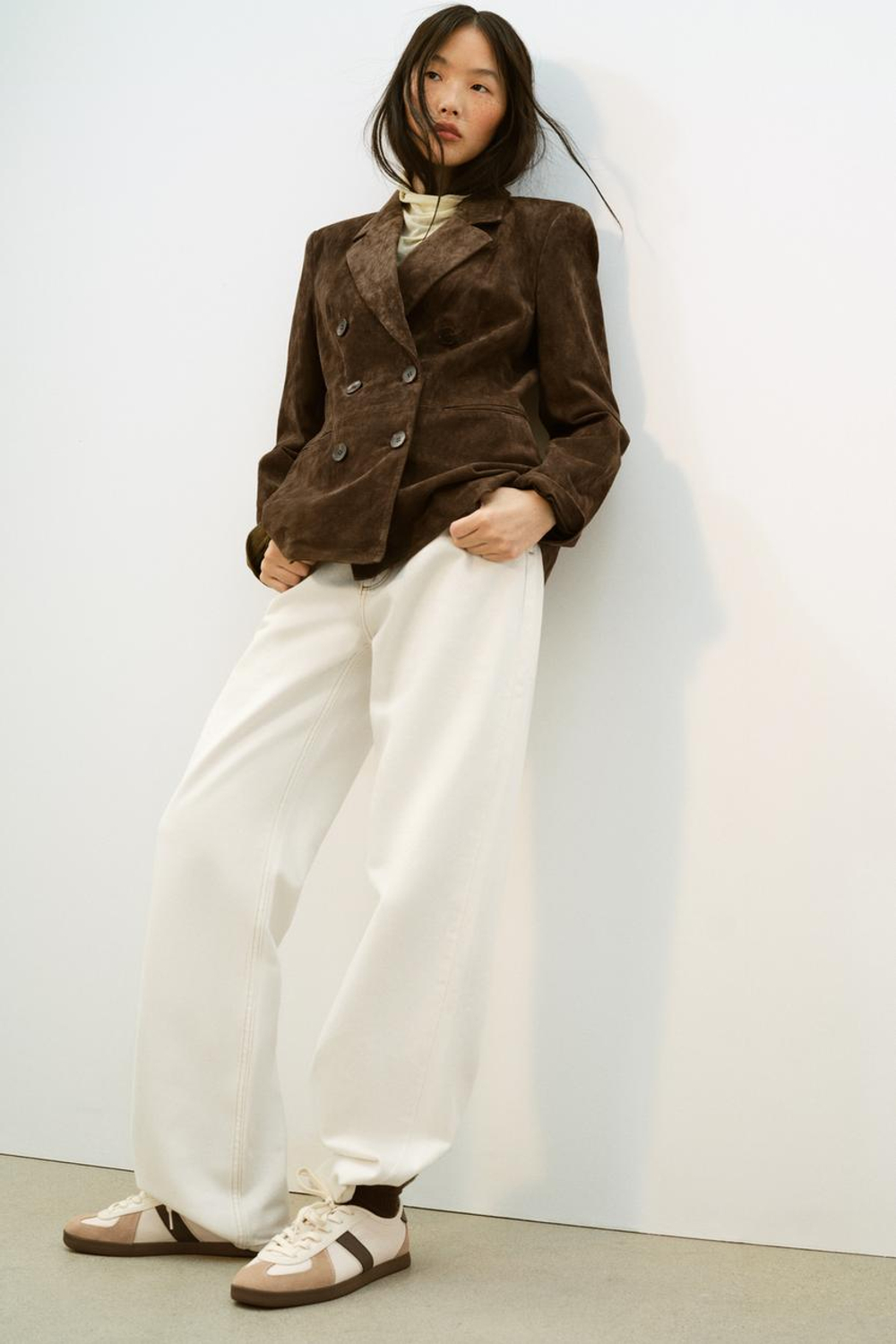 ZARA КРОССОВКИ, КОРИЧНЕВЫЙ