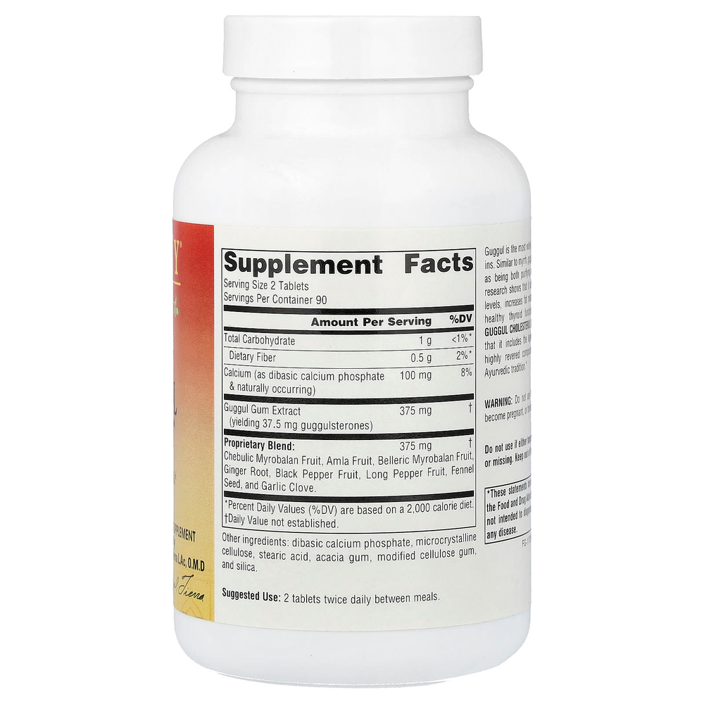 Planetary Herbals, Ayurvedics, Guggul Cholesterol Compound™, 180 таблеток