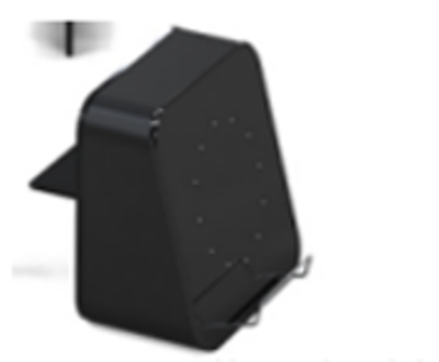 Трековая беспроводная зарядка для врезного трека, цвет панели белый, торцы белый