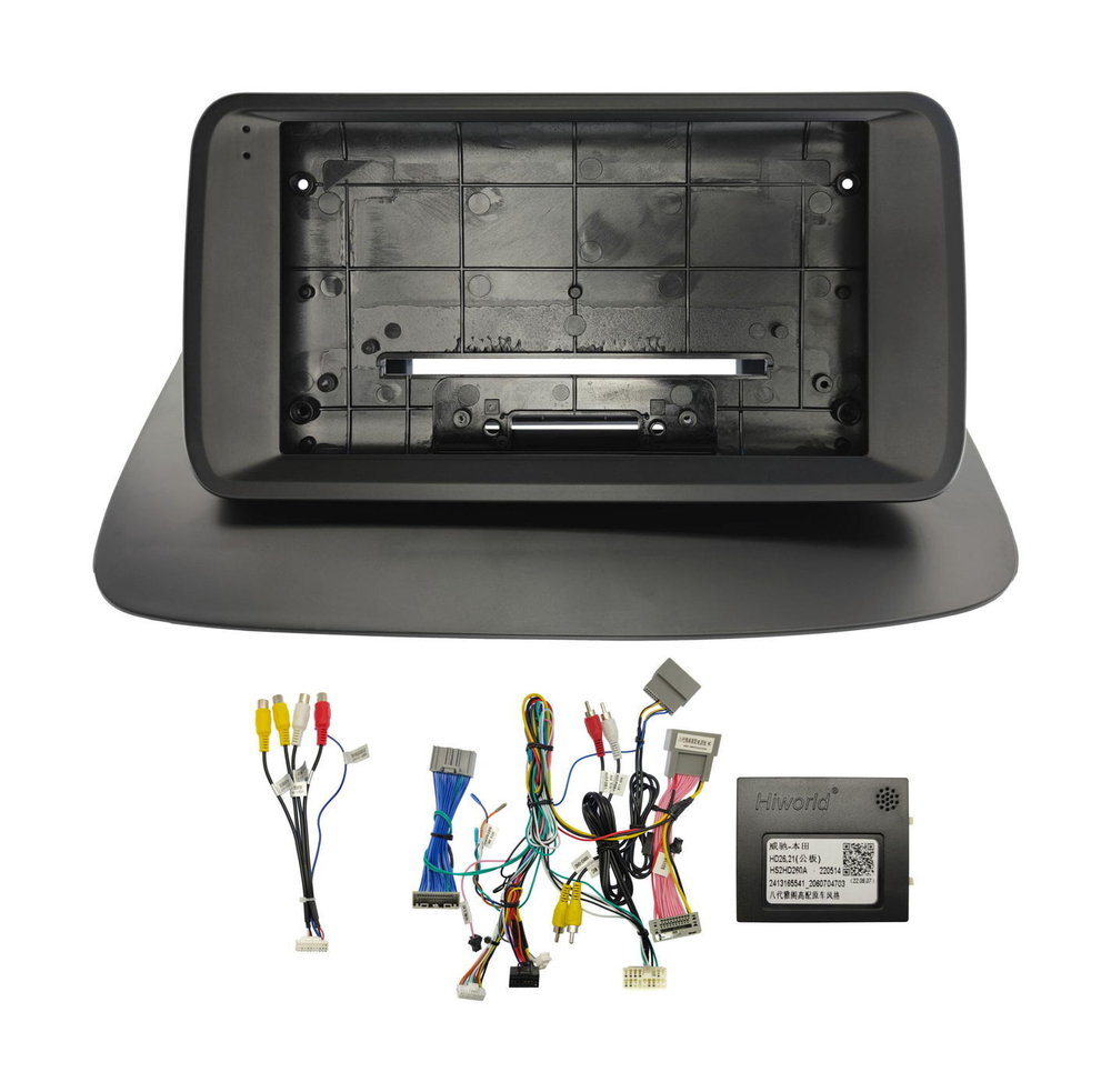 Комплект рамки с разъёмами 9"+can Honda Accord 8 2008-2012 наверх взамен цветного экрана - Car-Smart 9705B