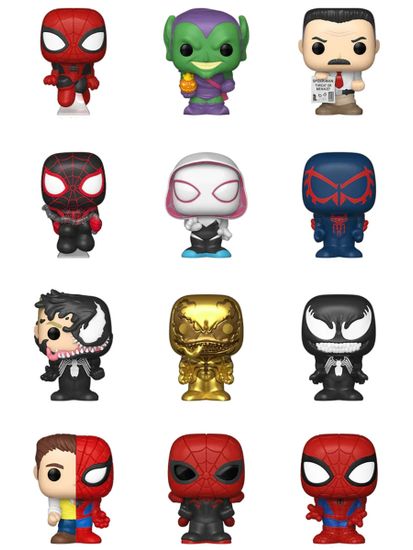 Фигурка Funko Bitty POP! Marvel Spider-Man 1 штука в ассортименте (из12) 85719 / Фигурка Битти ПОП! по мотивам вселенной "Марвел"