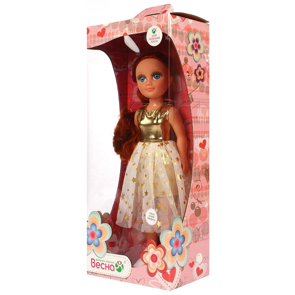 Кукла Анастасия золотая звезда озвуч. 42см. (Весна)