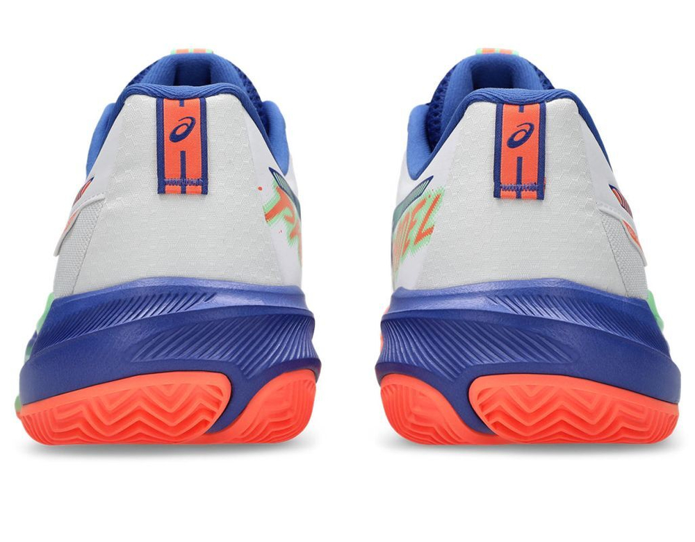 Мужские кроссовки для Падел Asics Gel-Challenger 15 Padel - white/vivid coral