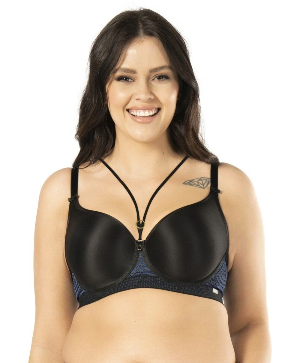 Бюстгальтер Debora с чашками из гибридной пены (Размер: 80H) (Цвет: черный)