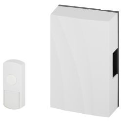 Звонок дверной ЭРА D157 проводной белый 1 мелодия