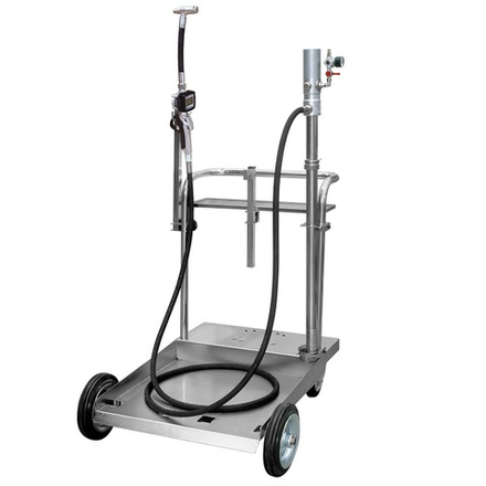 Передвижной комплект для раздачи масла из бочек 200 л, насос 3:1, шланг 4 м, GARTEC (Италия)