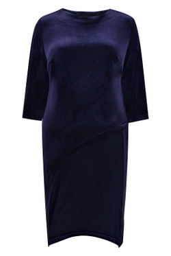 Трикотажная туника 1741А, темно-синий #272ТСа201741А