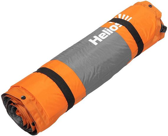 Коврик самонадувающийся с подушкой Helios HS-004P, в собранном виде.