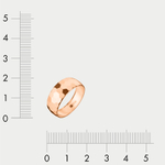 Кольцо золотое женское 585