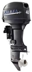 Лодочный мотор ALLFA T40FW S 40 л.с. двухтактный