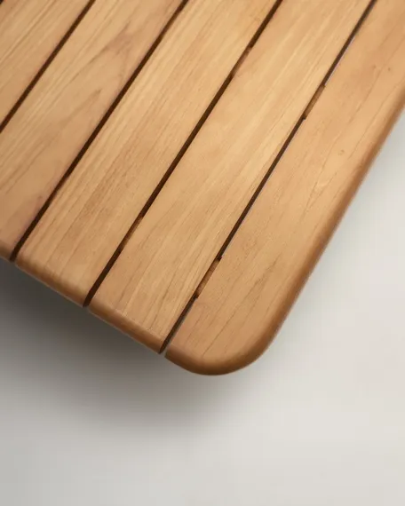 Журнальный столик Turqueta из массива тика, 70x70 см