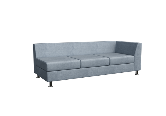 Prime Секция с подлокотником  трехместная левая PR.SP-3 (L) Enzo 994 1850х770х720