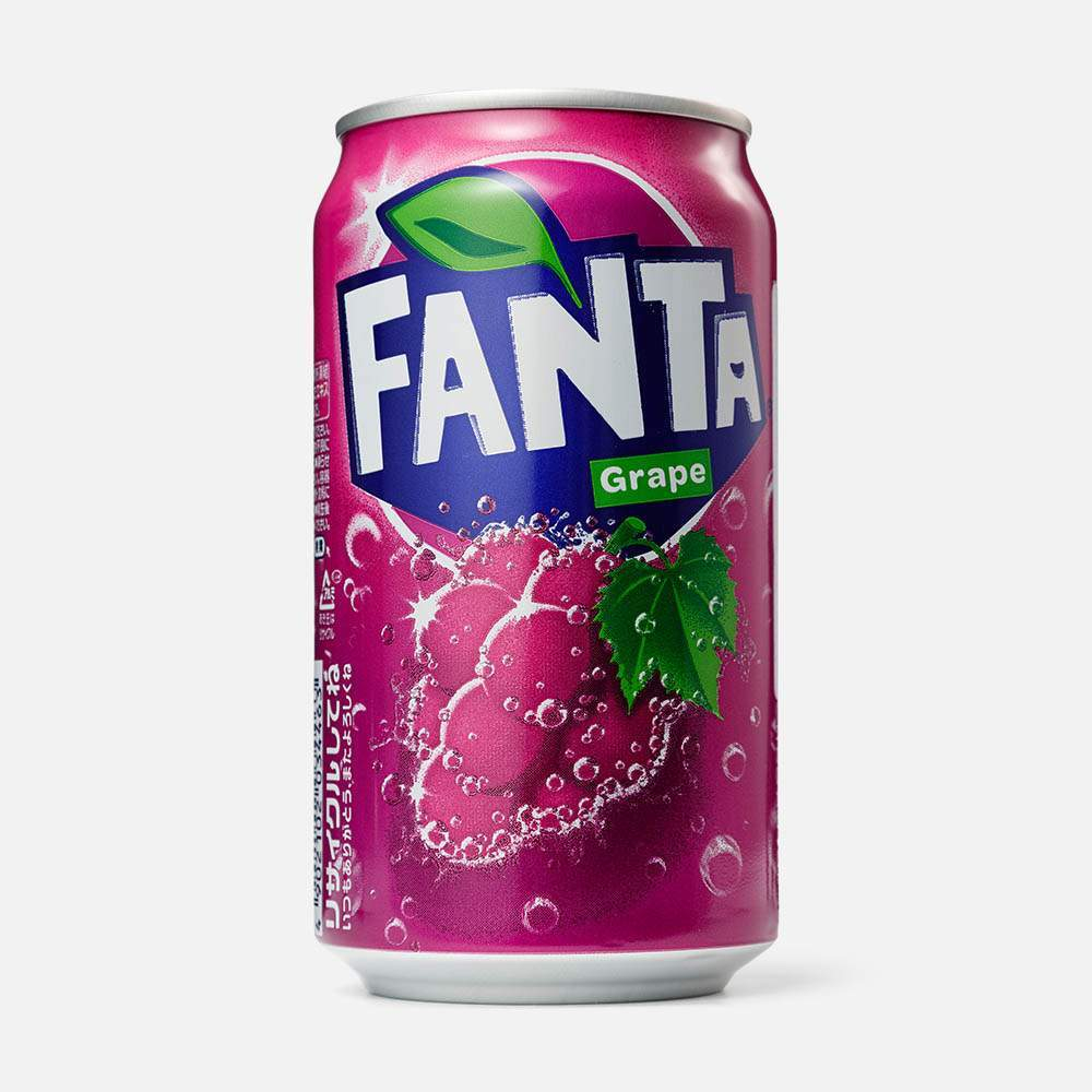 Напиток Hokkaido Coca-Cola Fanta Grape со вкусом винограда, 350 мл