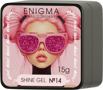 Гель для наращивания ENIGMA Shine gel 14 15g.