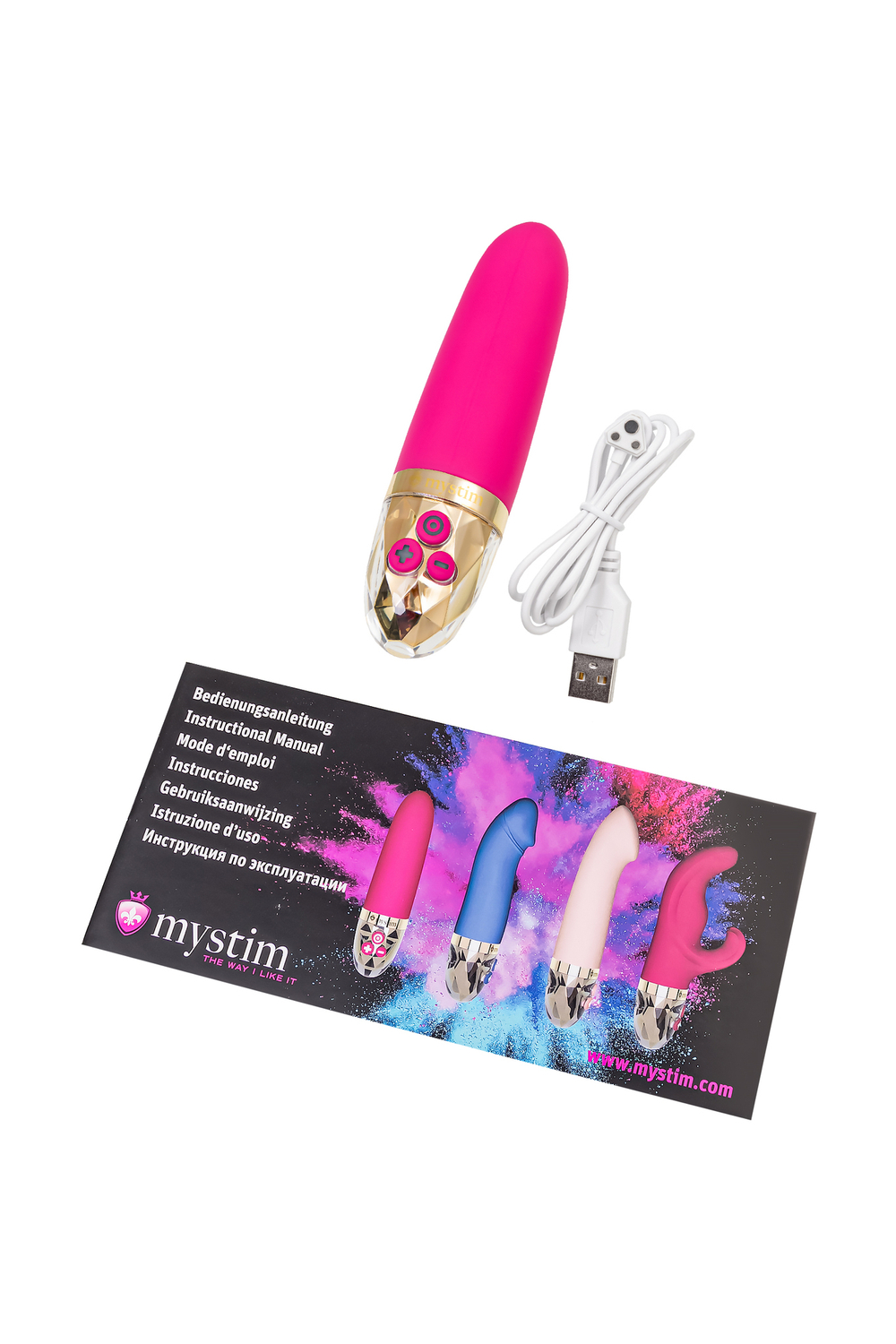 Вибратор Mystim Sleak Freak красный 14,5 см