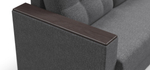 Диван прямой Атланта 3 SE Malmo серый