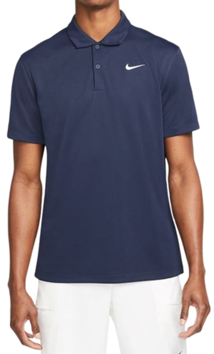 Теннисное поло Nike Men's Court Dri-Fit Solid Polo - Blue