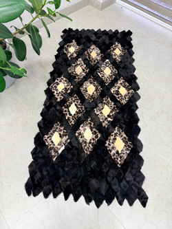 Покрывало меховое ковер из шкуры овчины