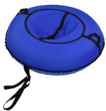 Санки-ватрушка (тюбинг) ПОКАТУШКИ ОДНОТОННЫЕ СИНИЙ на молнии D-1,0м(верх-OXFORD, низ-ТЕНТ 550гр/кв.м,усил камера)ДО 95кг, ИНД.КОРОБКА[1/5/180] СобПр