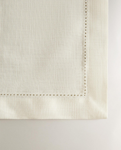 Zara Home столовая салфетка из хлопка, ажурная отделка, 45 45 см