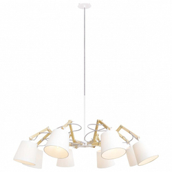 Люстра на штанге Arte Lamp A5700LM-8WH