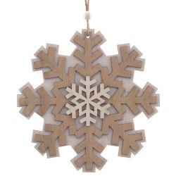 GAEM Украшение новогоднее "Снежинка", L15 W0,5 H16 см, 3в.