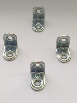 Уголок-кронштейн крепежный мебельный металлический 22х22х15 мм (20 шт)