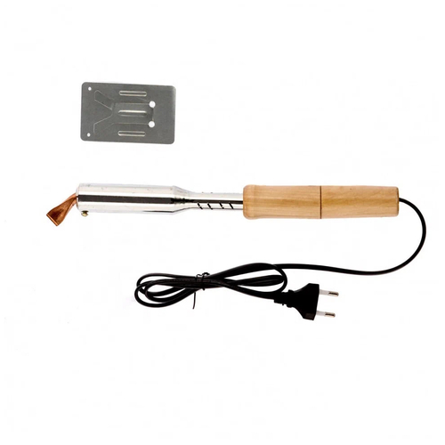 913104 Паяльник электрика с ручкой из дерева, 100 вт// Sparta